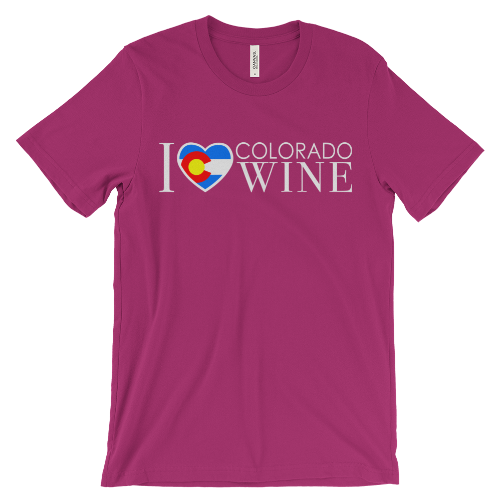 I Love Colorado Wine Shirt