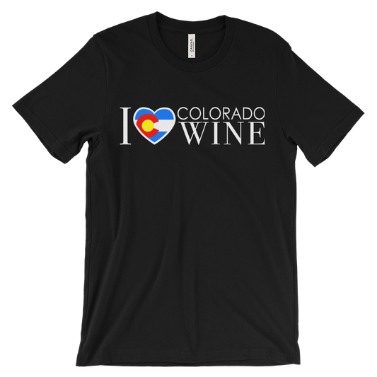 I Love Colorado Wine Shirt