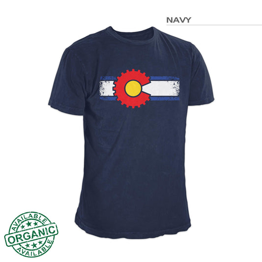 Colorado Bike Gear Shirt Navy Blue