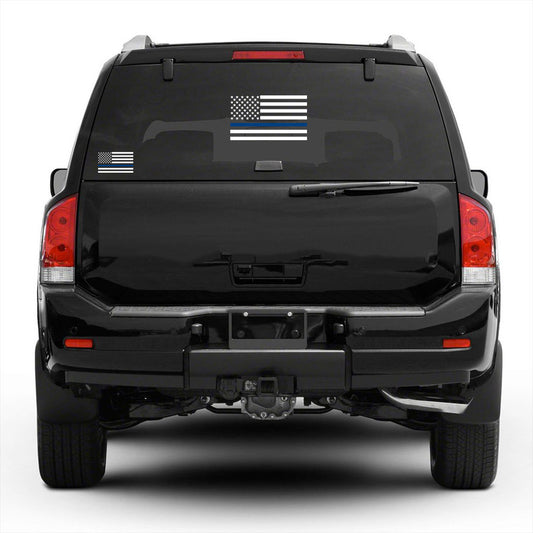 Blue Line Flag Decal
