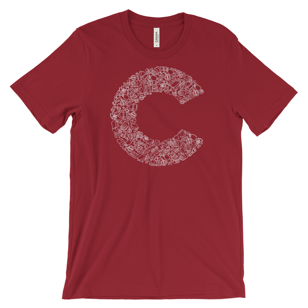 Colorado Camping / Backpacking Shirt — Red