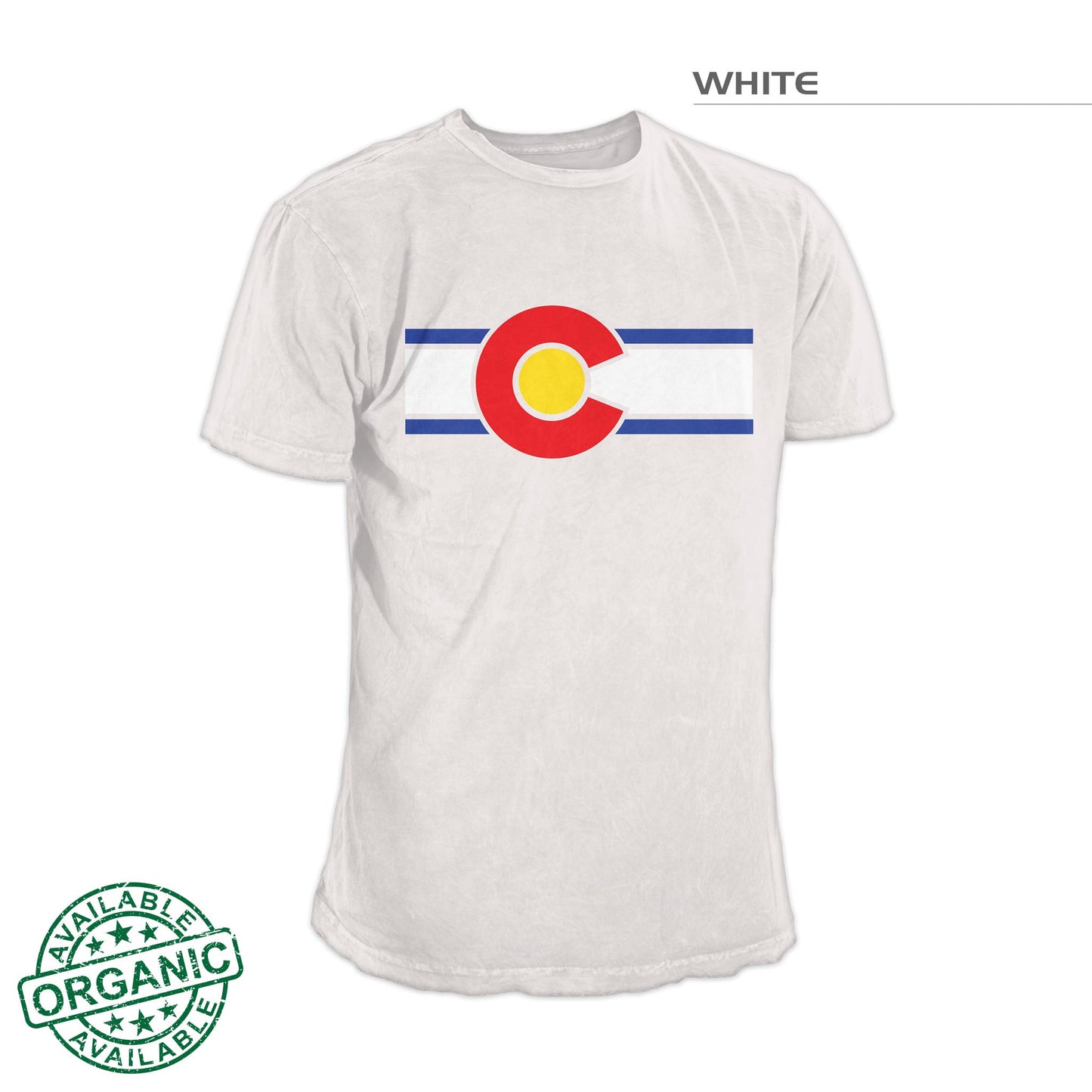 Colorado Flag Shirt – White