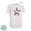 Colorado Flag Star T-Shirt – White