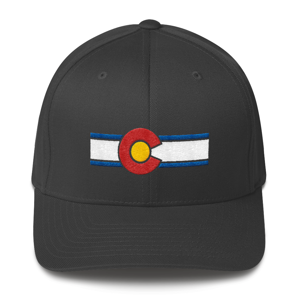 Colorado Flag Hat Dark Gray