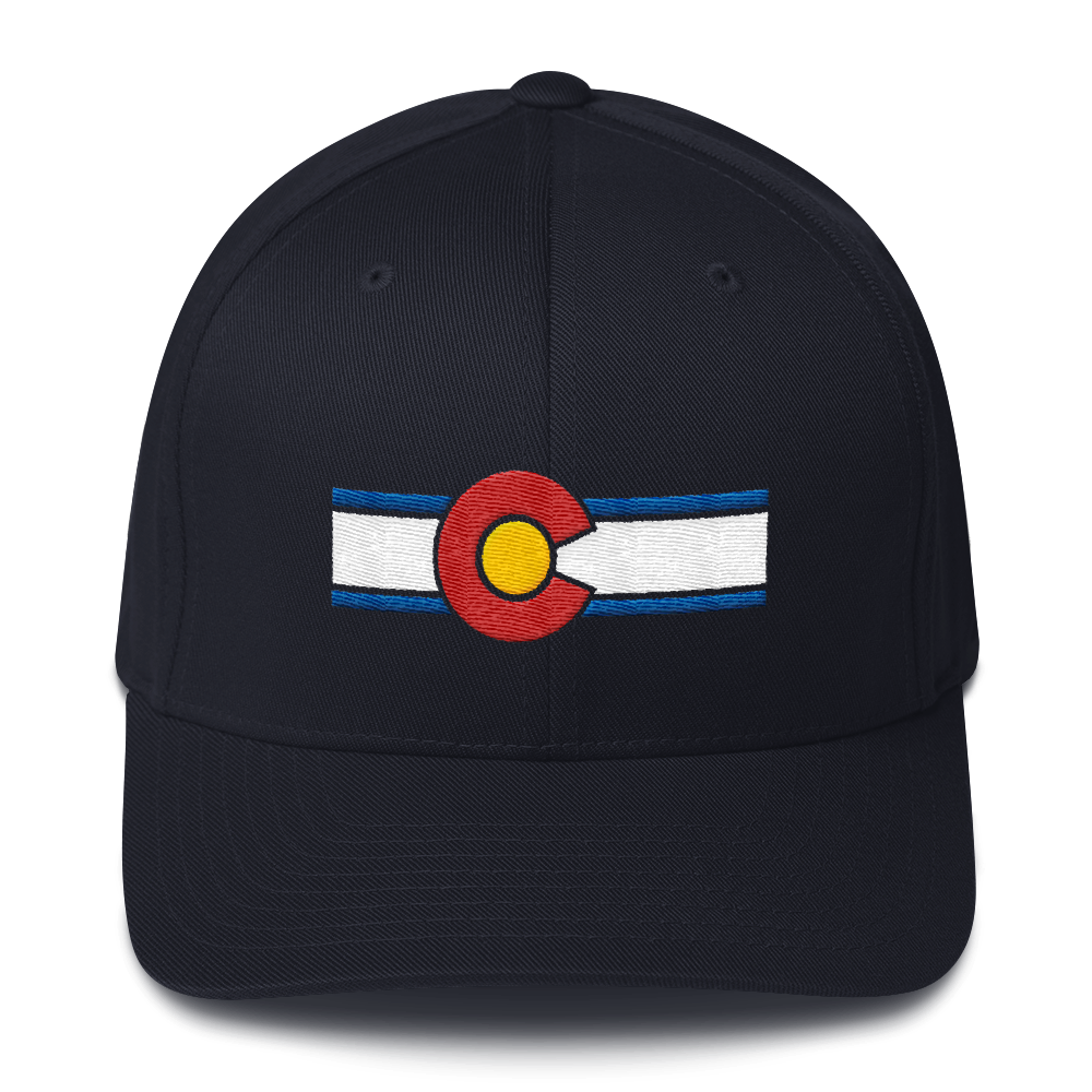 Colorado Flag Hat Dark Navy