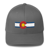 Colorado Flag Hat Gray