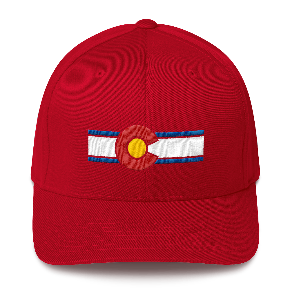 Colorado Flag Hat Red