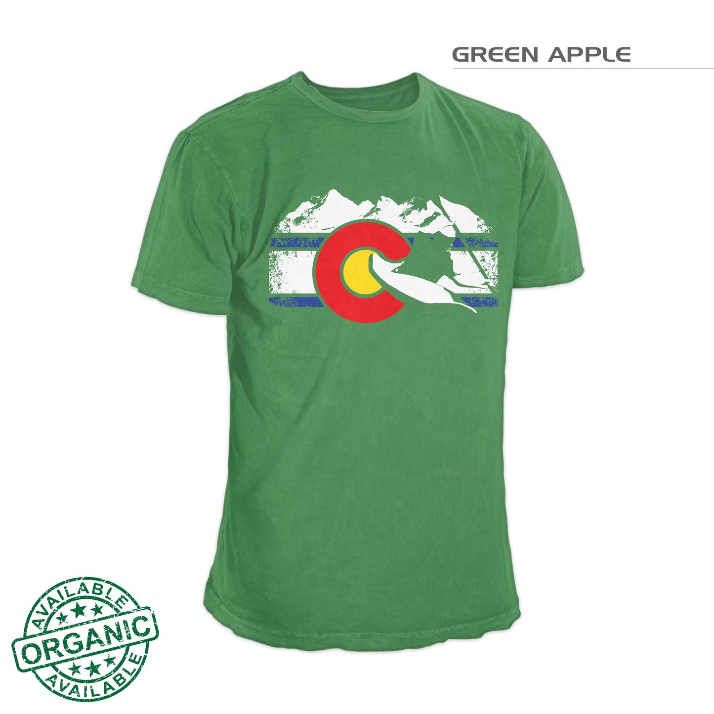 Colorado Whitewater Kayaking Shirt – Green Apple