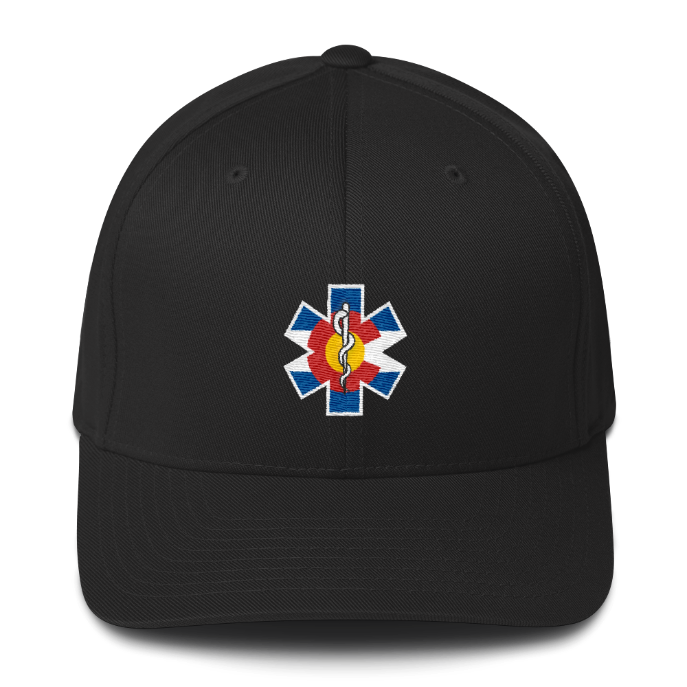 Colorado Flag Medic Hat Black