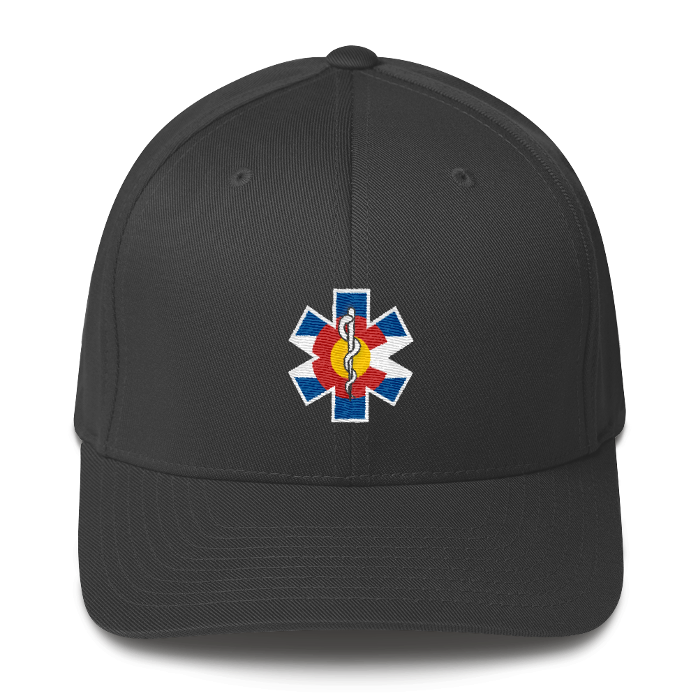 Colorado Flag Medic Hat Dark Gray