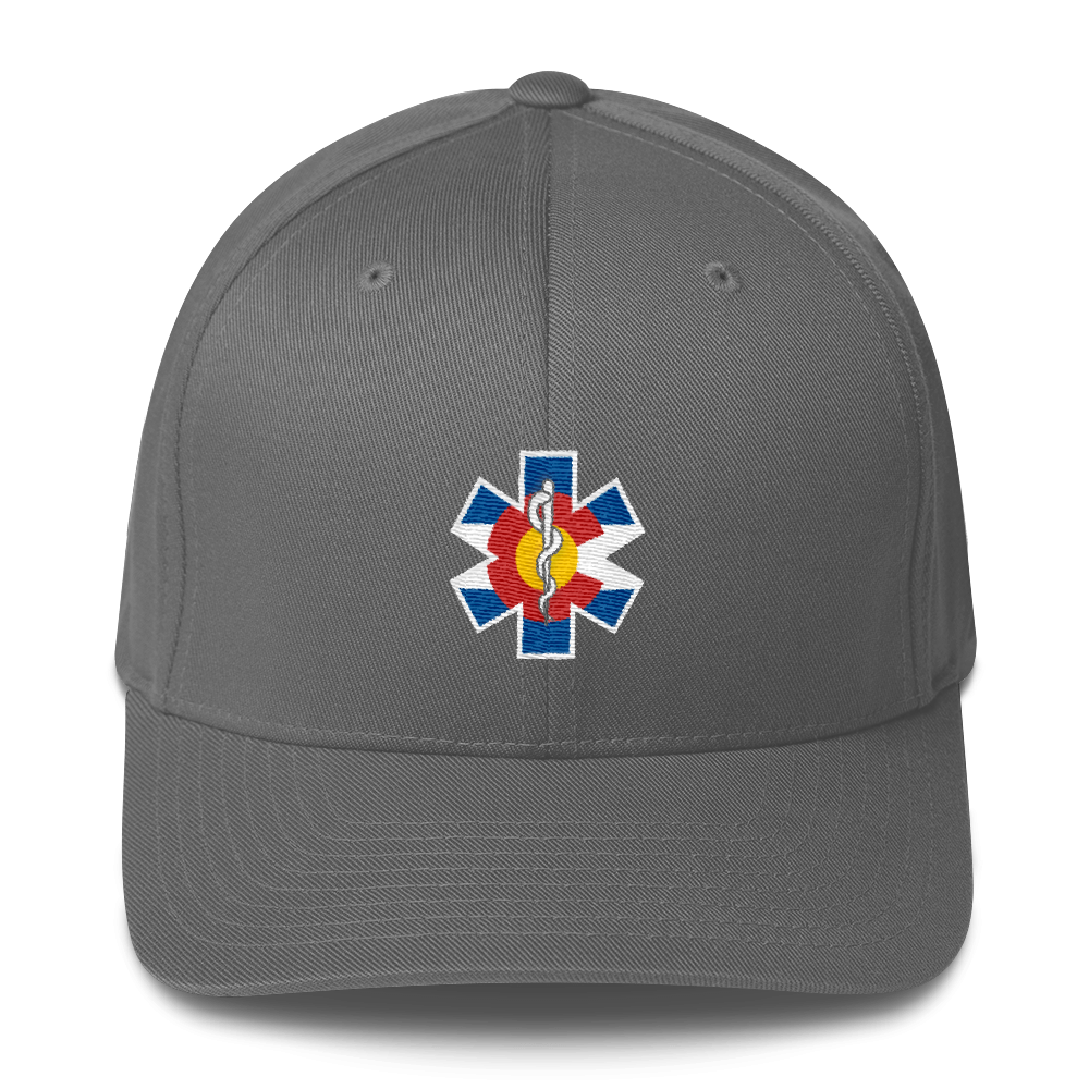Colorado Flag Medic Hat Gray