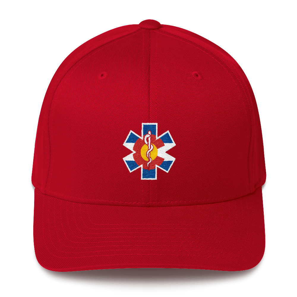 Colorado Flag Medic Hat Red
