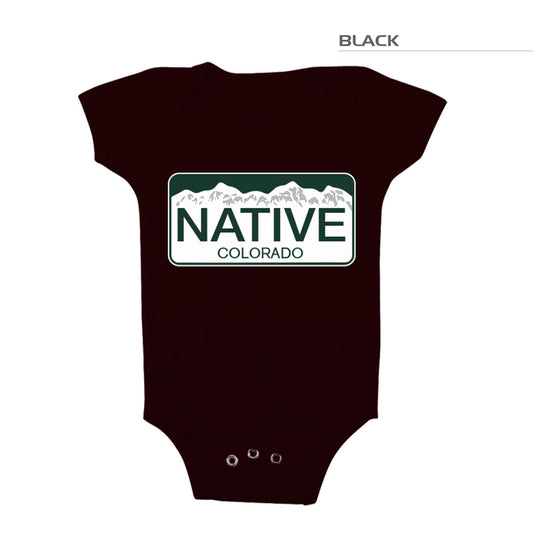 Colorado Native Onesie Black