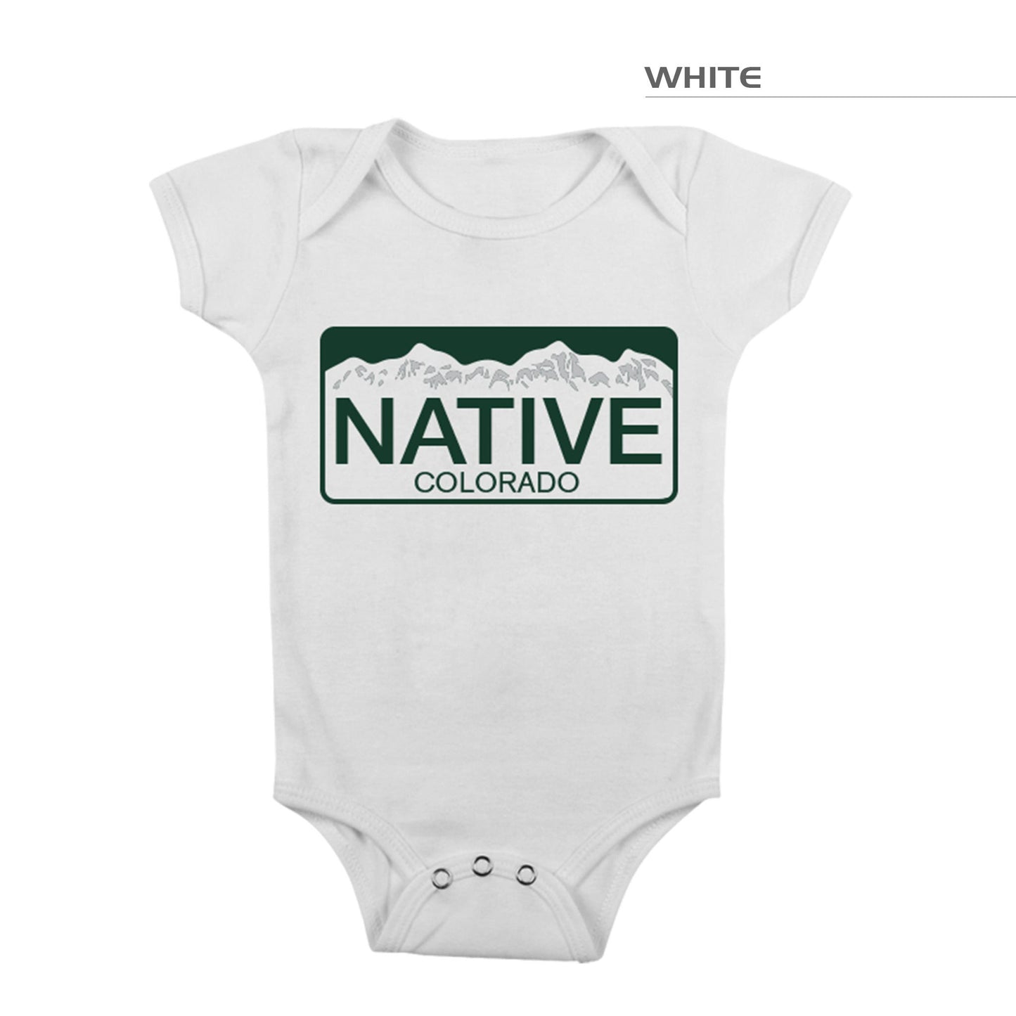 Colorado Native Onesie White