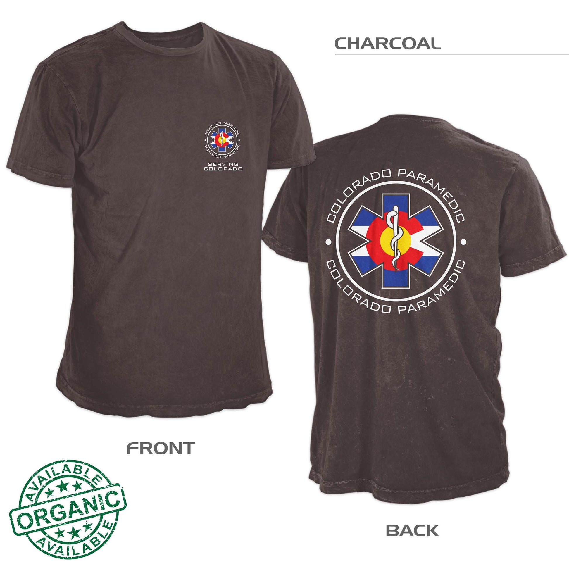 Colorado Paramedic Shirt Charcoal Gray