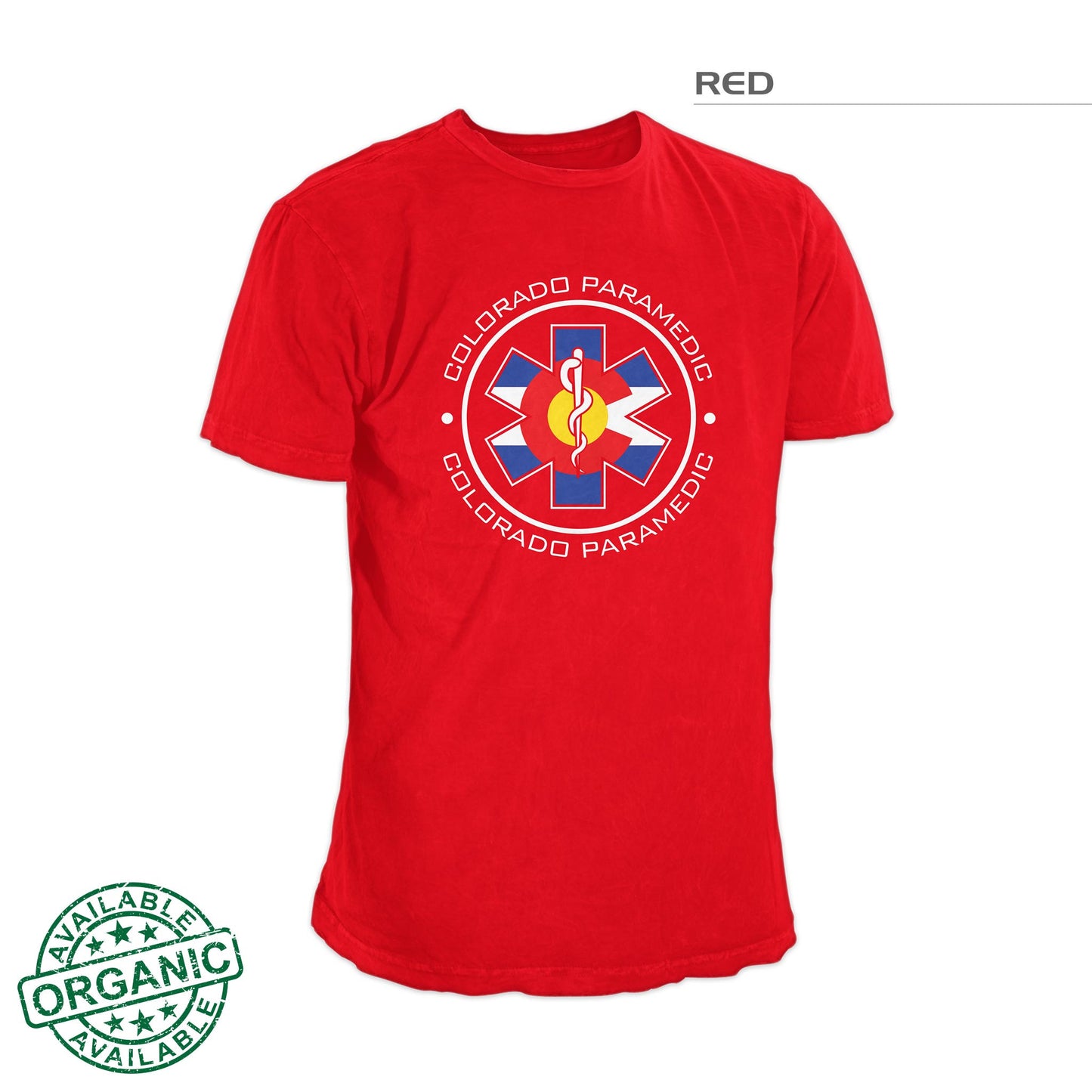 One-Sided Colorado Flag Paramedic Shirt