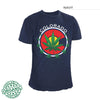 Colorado Marijuana Leaf Seal Shirt – Navy Blue