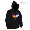 CO Heart Pullover Sweatshirt – Black