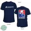Colorado Mountain Bike Shirt – Navy Blue