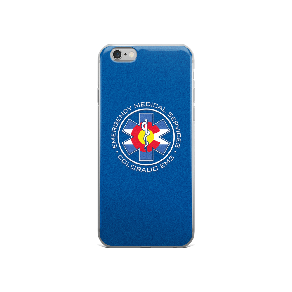 EMS iPhone Case Blue