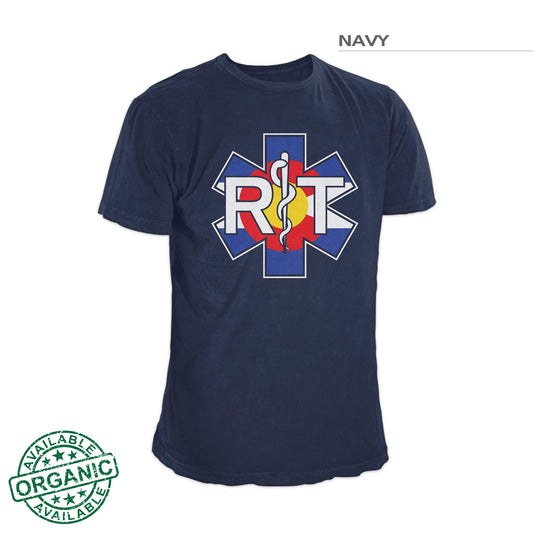 Colorado Flag RT Shirt – Navy Blue