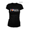 Women's I Love Colorado Beer Shirt — Black