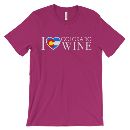 I Love Colorado Wine Shirt