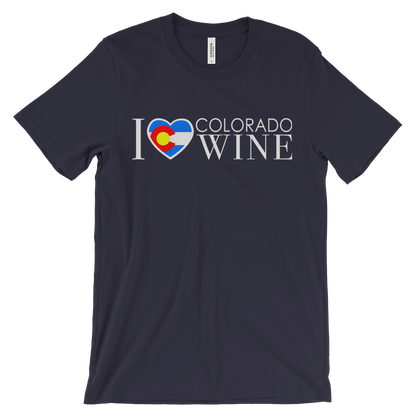 I Love Colorado Wine Shirt