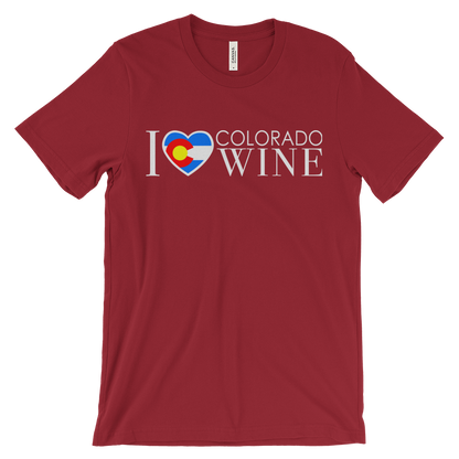 I Love Colorado Wine Shirt