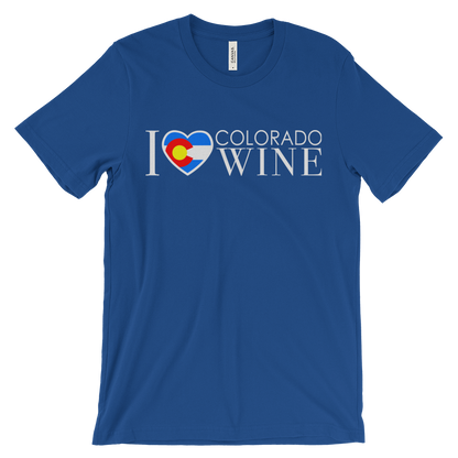 I Love Colorado Wine Shirt
