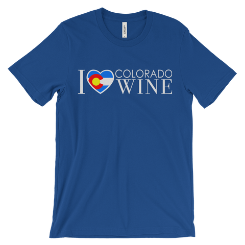 I Love Colorado Wine Shirt