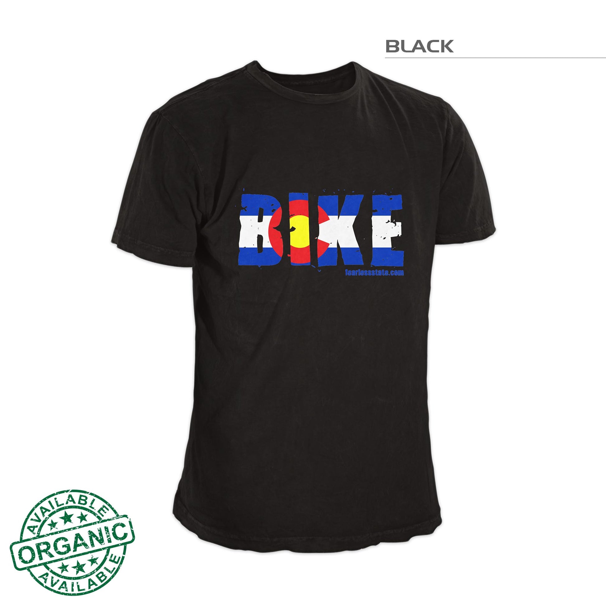 Colorado Flag Bike Shirt – Black