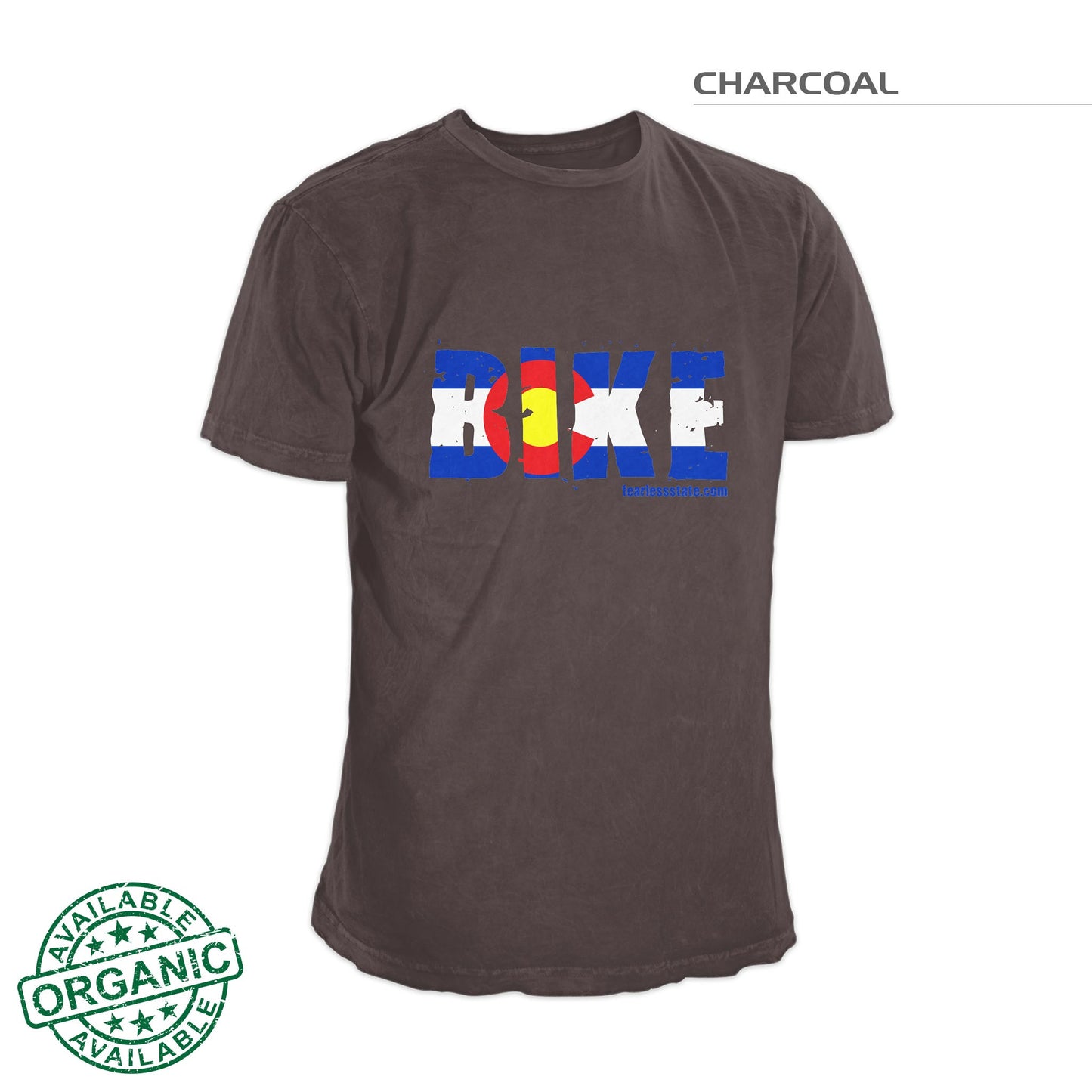 Colorado Flag Bike Shirt – Charcoal