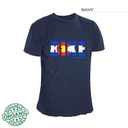 Colorado Flag Bike Shirt – Navy Blue