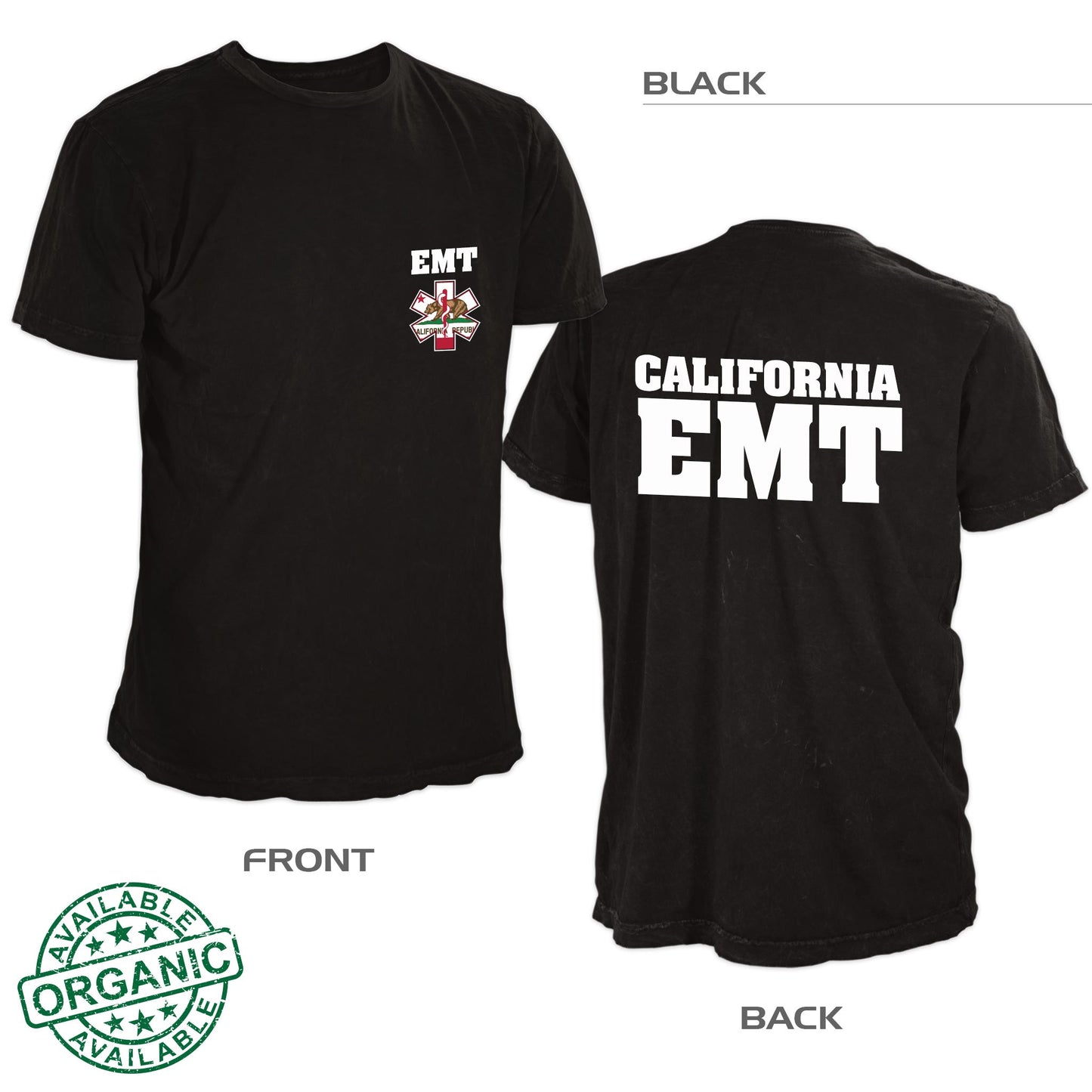 California EMT Shirt — Black