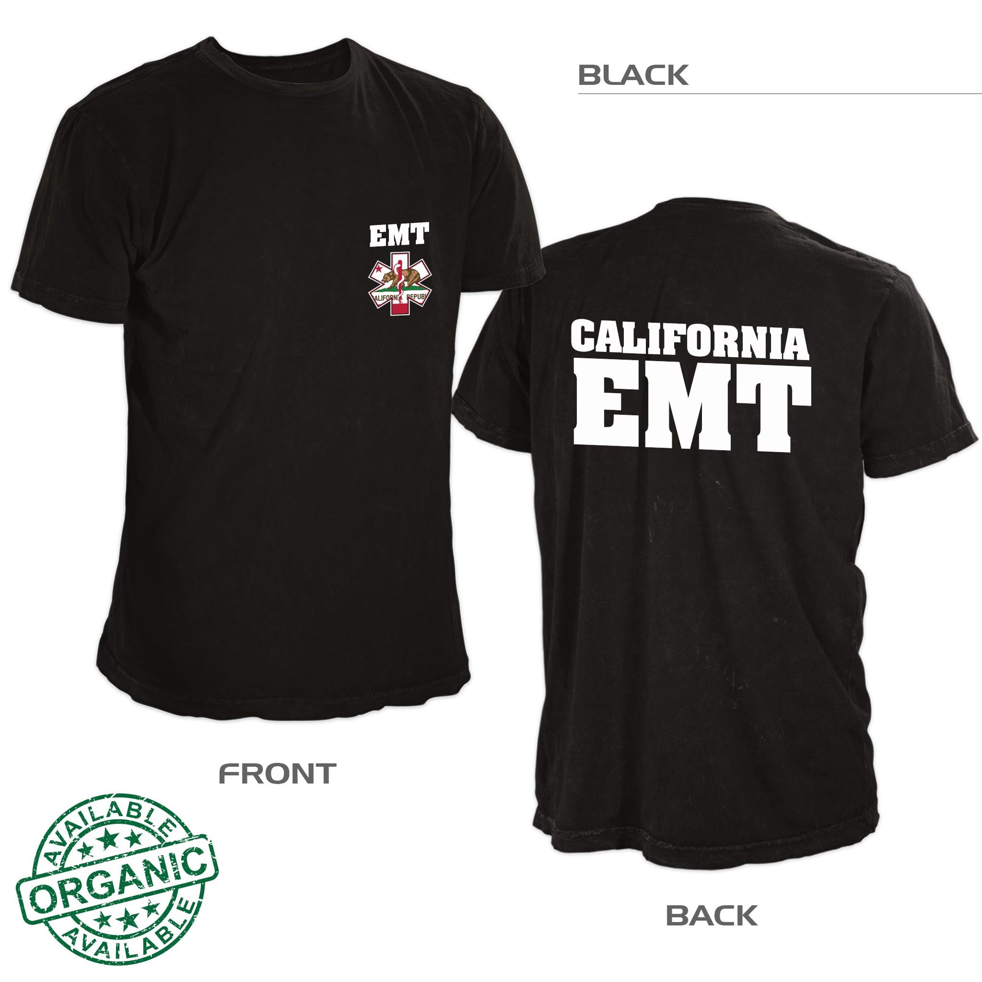 California EMT Shirt — Black
