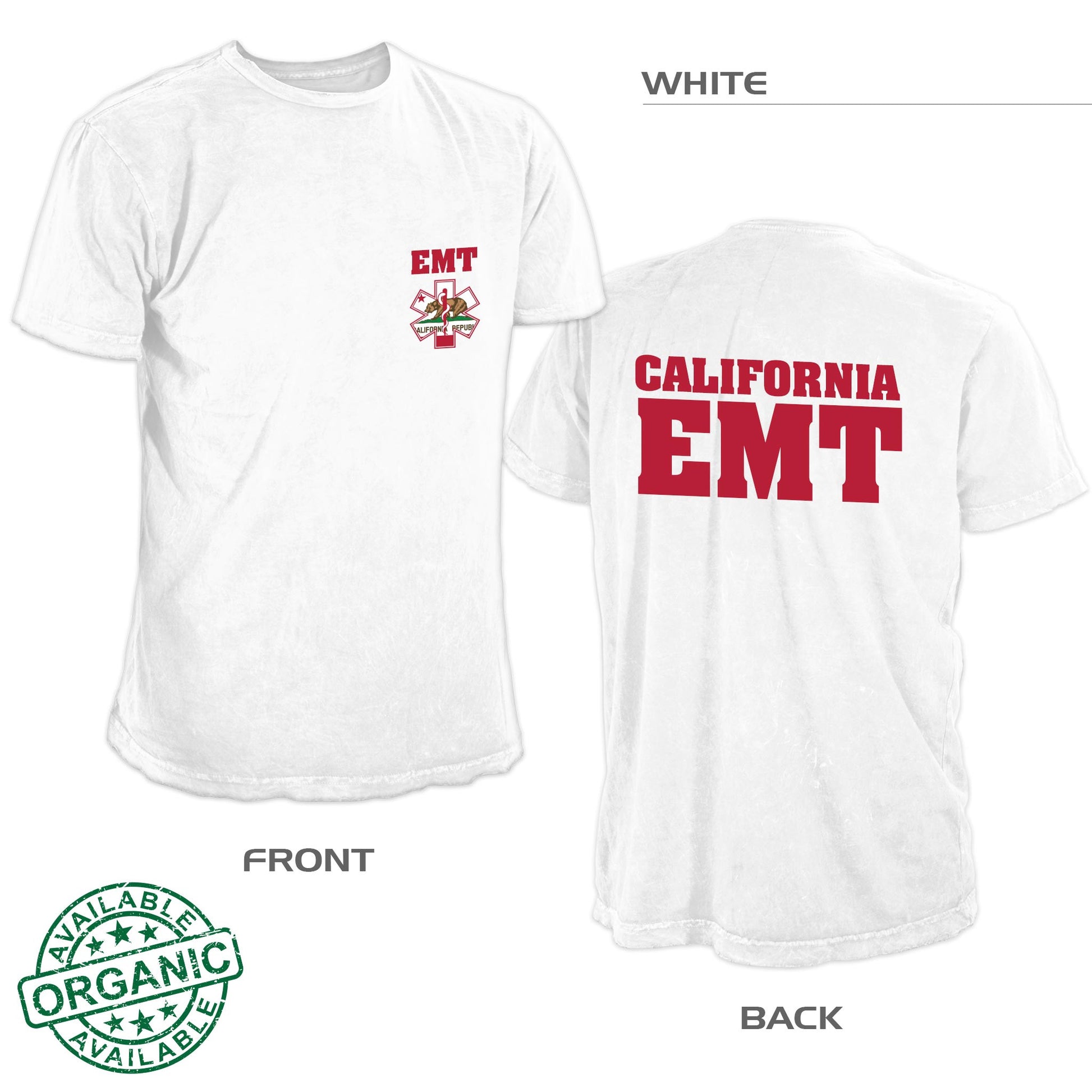 California EMT Shirt — White