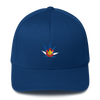 Colorado Flag Marijuana Leaf Hat Royal Blue