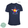 Colorado Flag Star T-Shirt – Navy Blue