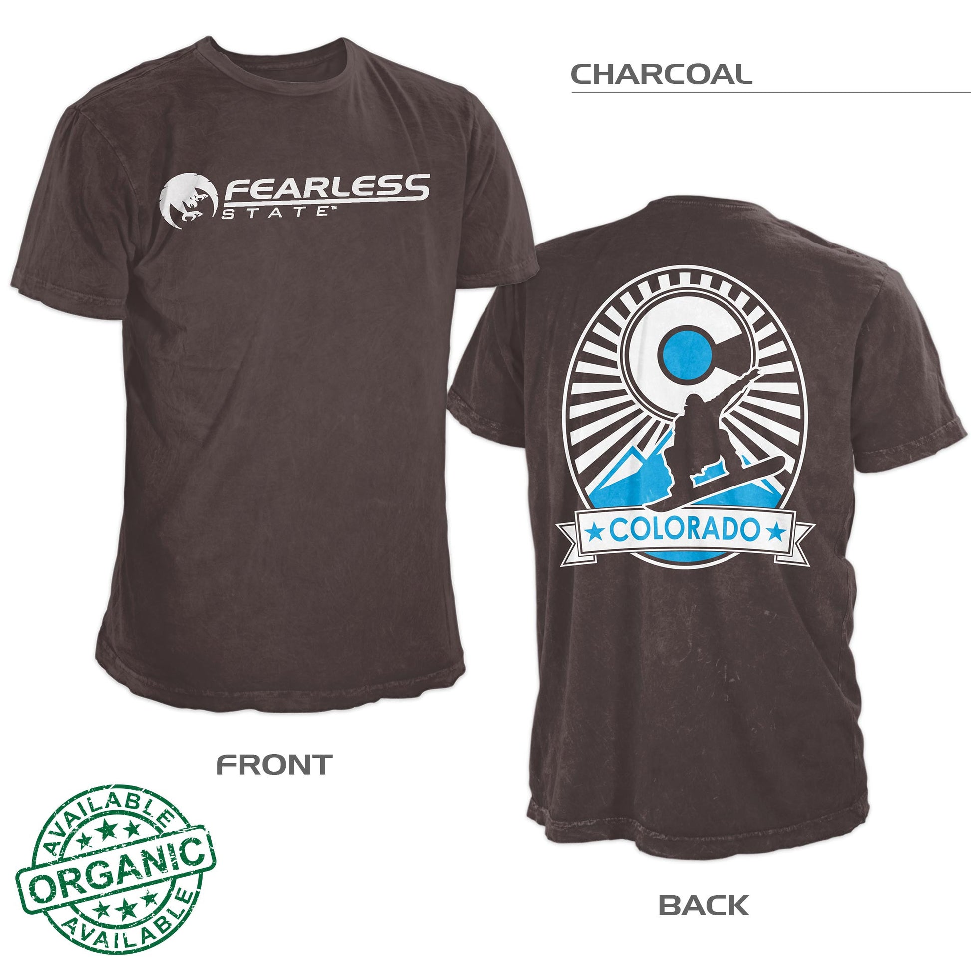 Colorado Snowboard Shirt Charcoal