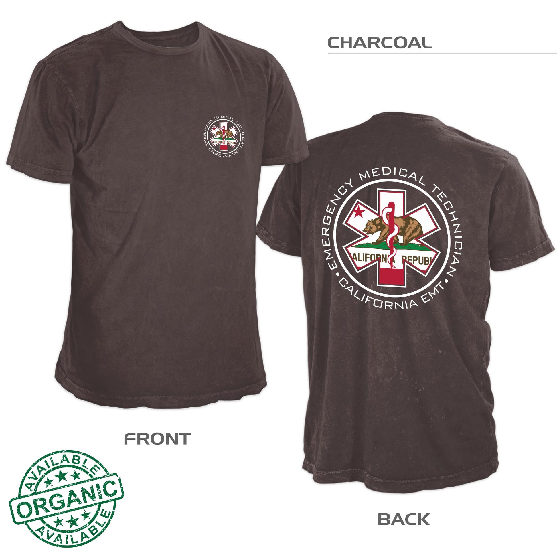California EMT Shirt — Charcoal