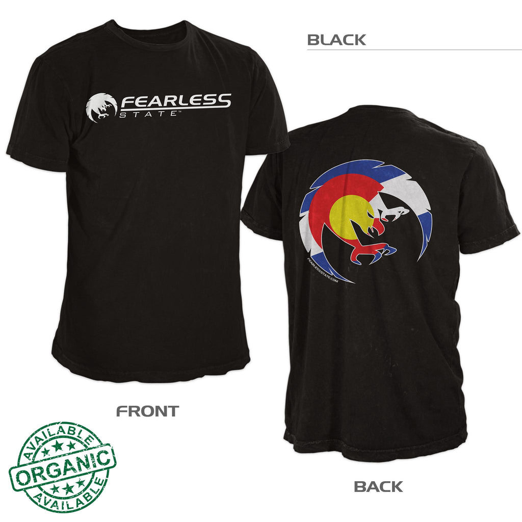 Fearless State Logo T-Shirt Black