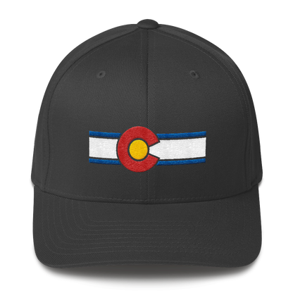 Colorado Flag Hat Dark Gray