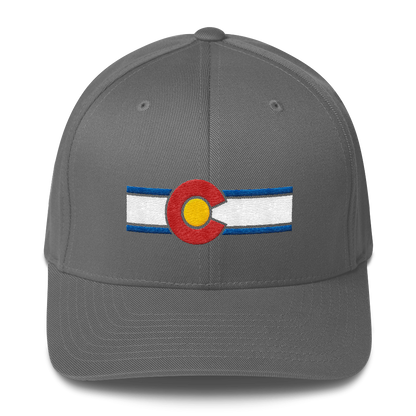 Colorado Flag Hat Gray