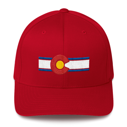 Colorado Flag Hat Red