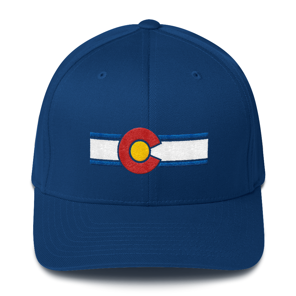Colorado Flag Hat Royal Blue