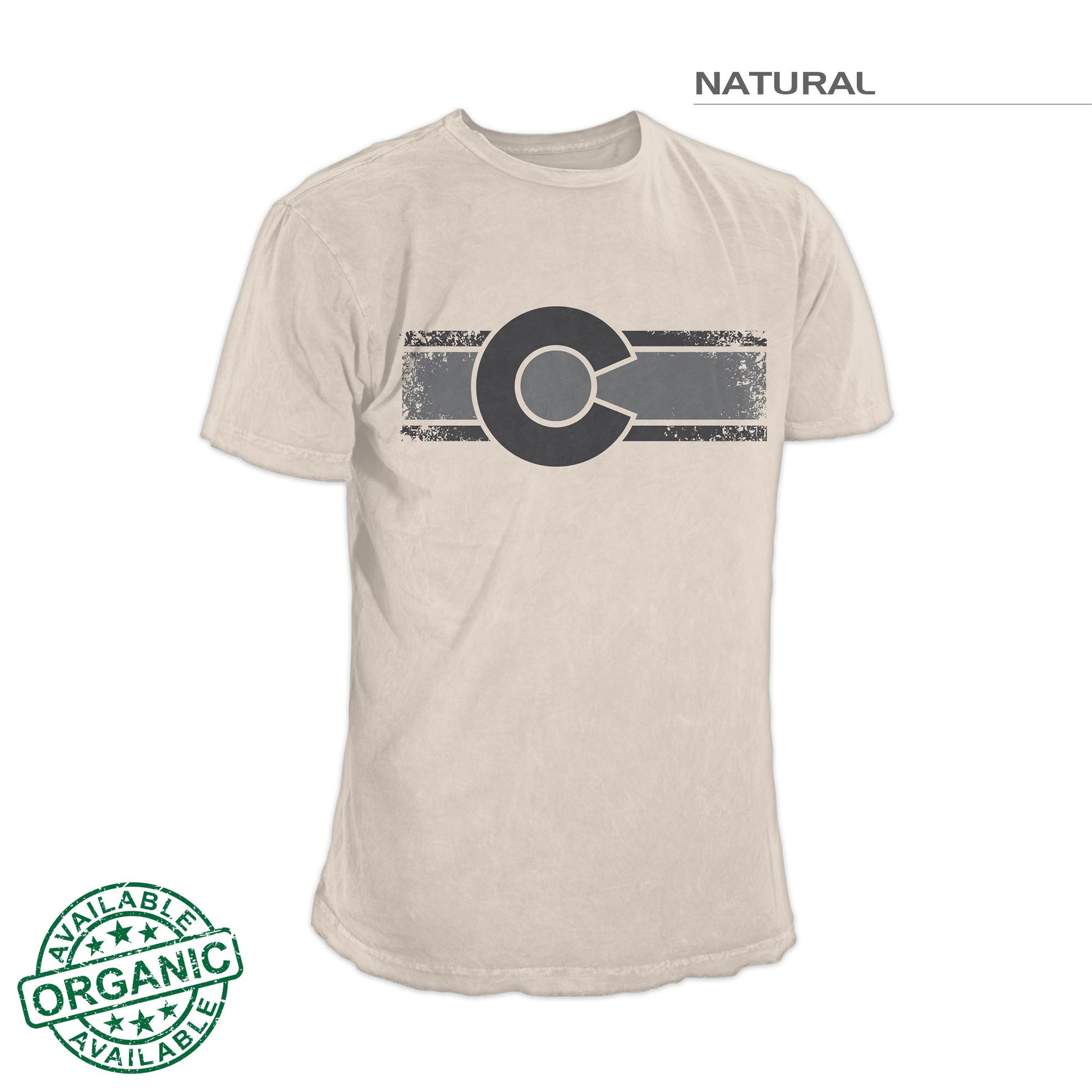 Colorado Flag Shirt – Natural Cotton