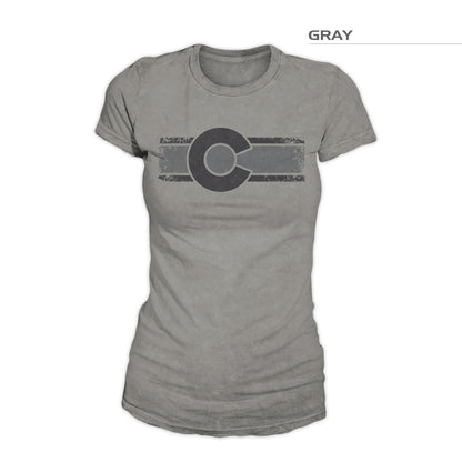 Grunge Colorado Flag Shirt
