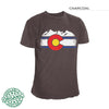 Colorado Flag Rocky Mountain Shirt – Charcoal Grey
