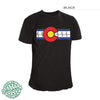 Colorado Flag Shirt – Heartbeat – Black